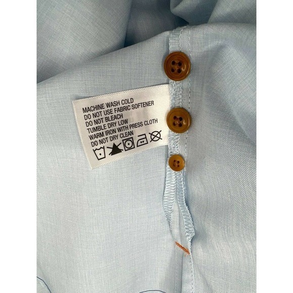 Orvis Trout Bum Men's Vented Fishing Outdoor Blue Long Sleeve Shirt‎ Size 2XL - Picture 12 of 12